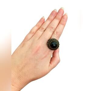 Vintage Y2K Premier designs ring gothic Victorian cocktail ring wedding guest